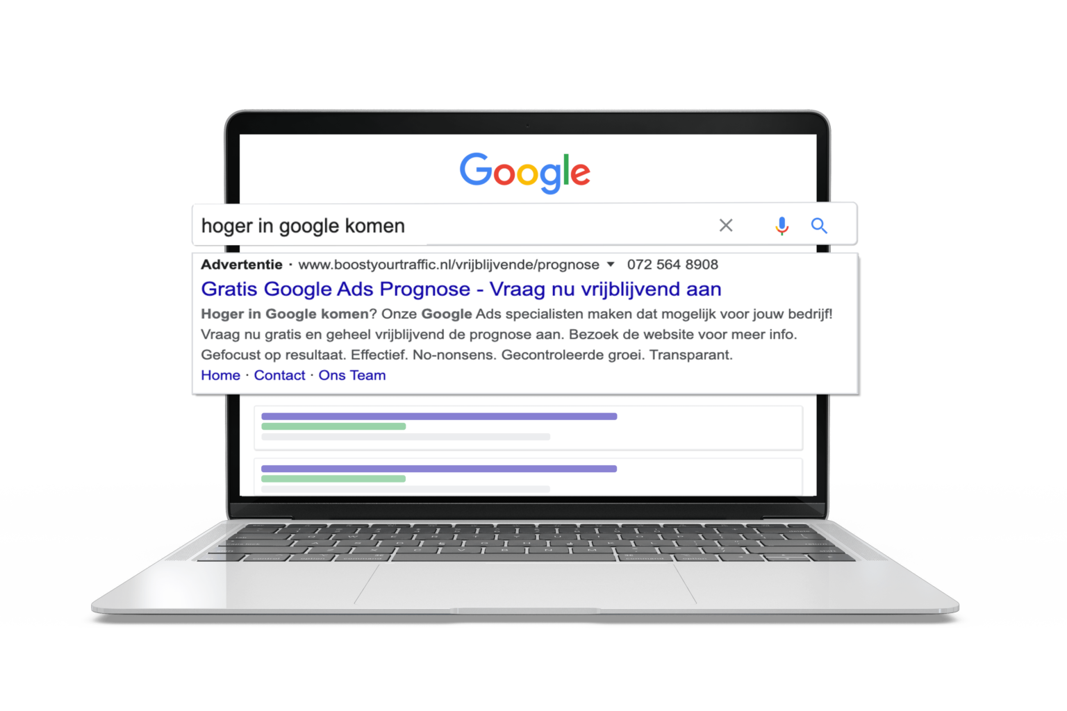 Hoger in Google komen
