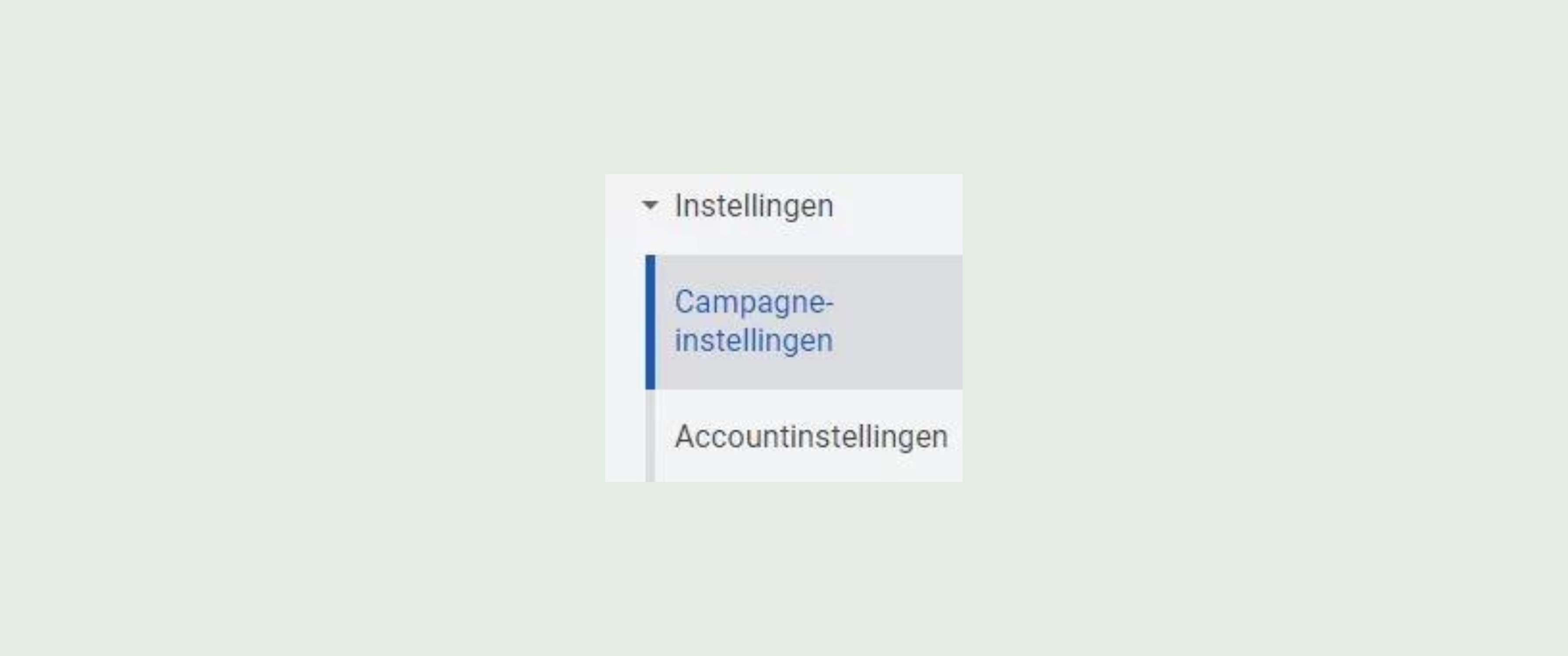 campagne-instellingen