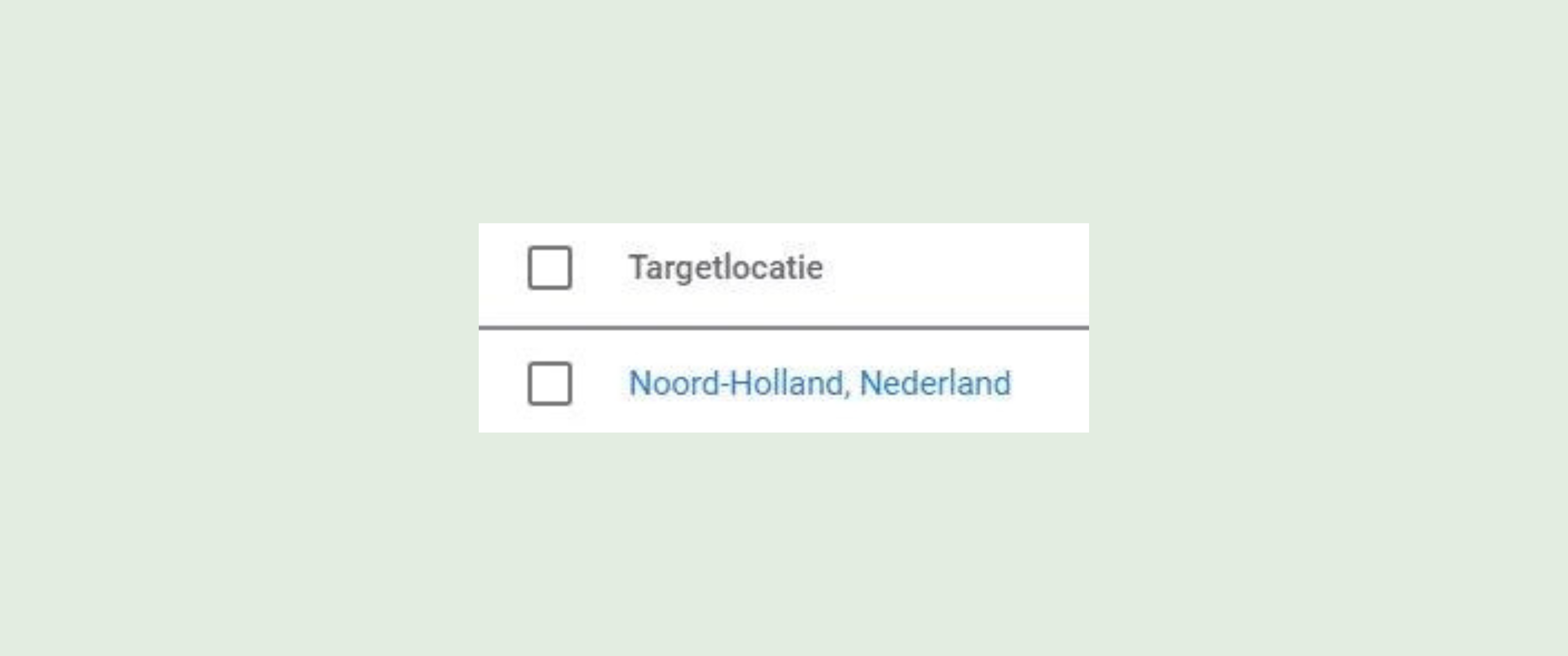 targetlocatie