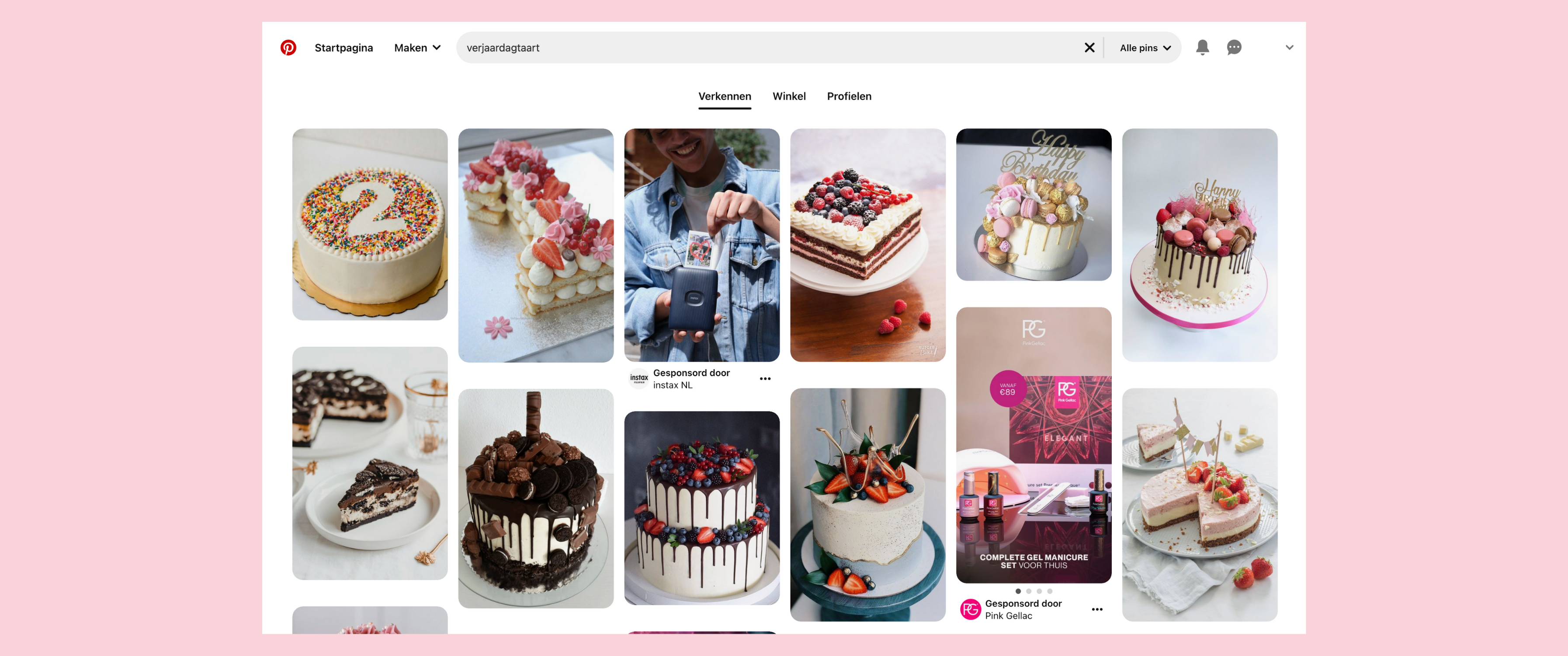 Pinterest verjaardagstaarten